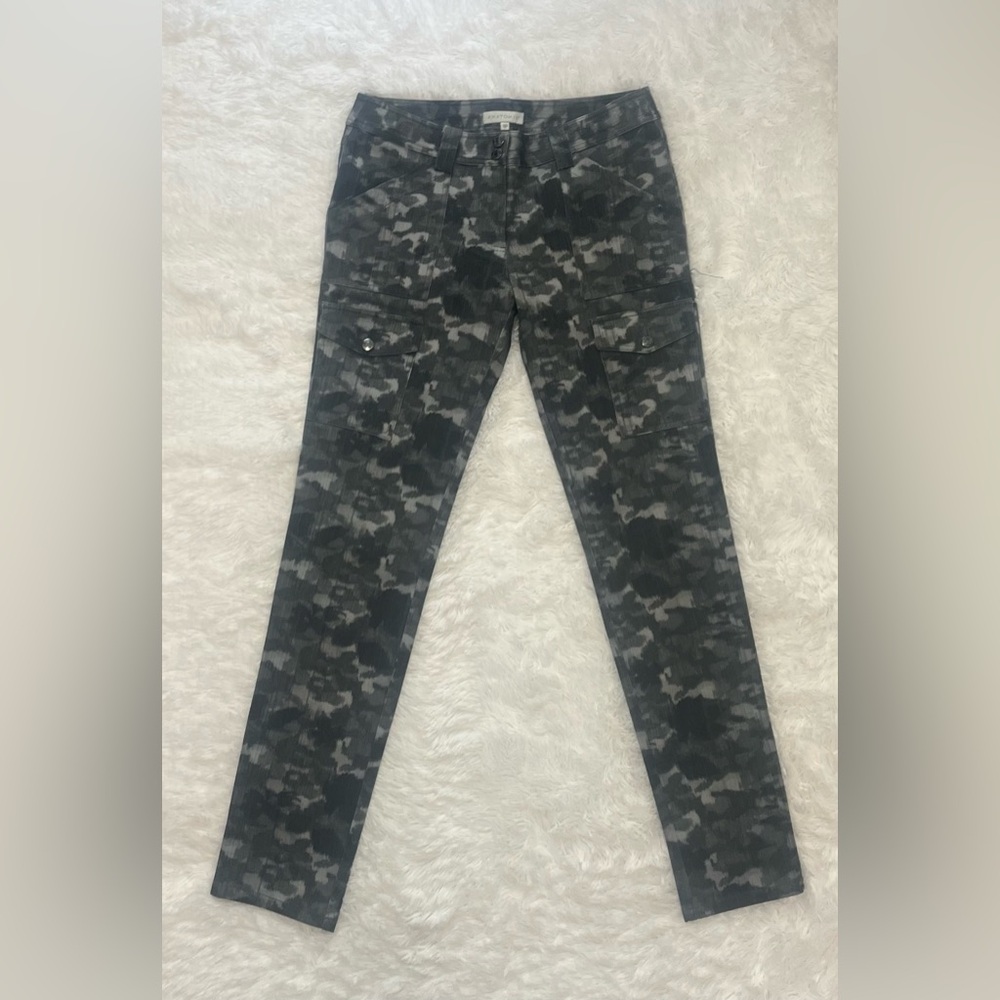 Anatomie Karo Camo Stretch Cargo Pants - Picture 1 of 8